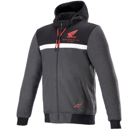 Alpinestars Honda Chrome Street Hoodie - Black/Gray/Red