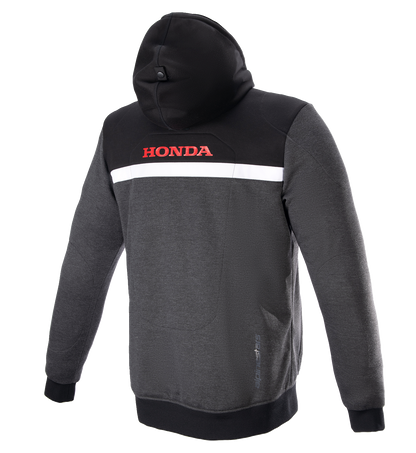 Alpinestars Honda Chrome Street Hoodie - Black/Gray/Red