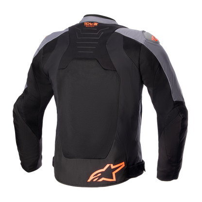 Alpinestars SMX Air Jacket - Dark Gray/Black/Orange Fluo