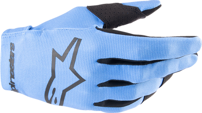 Alpinestars Youth Radar Gloves - Light Blue/Black