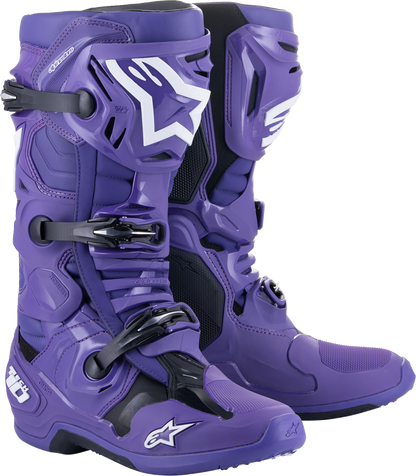 Alpinestars Tech 10 Boots - Purple/Black