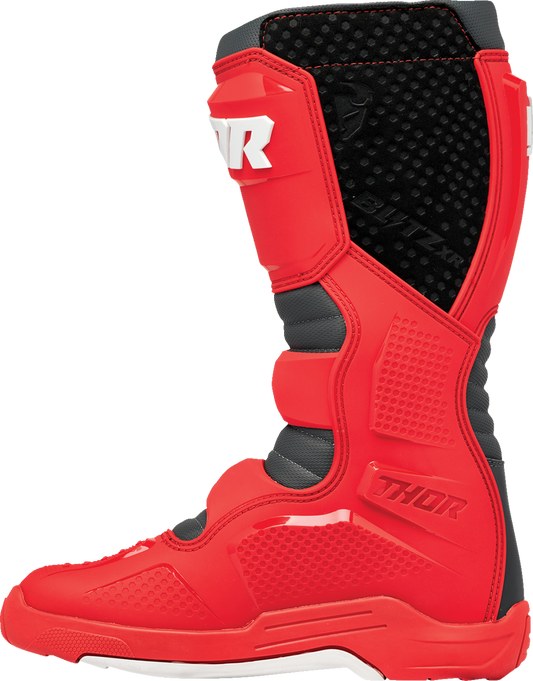 Thor Blitz XR Boots - Red/Charcoal