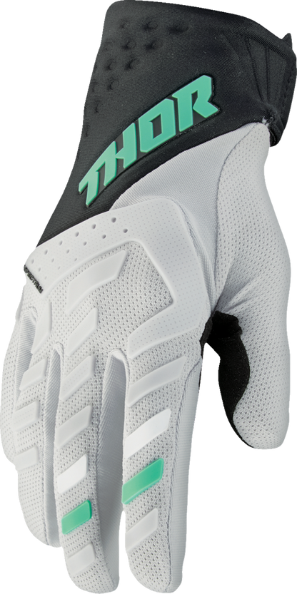 Thor Women's Spectrum Gloves - Black/Mint