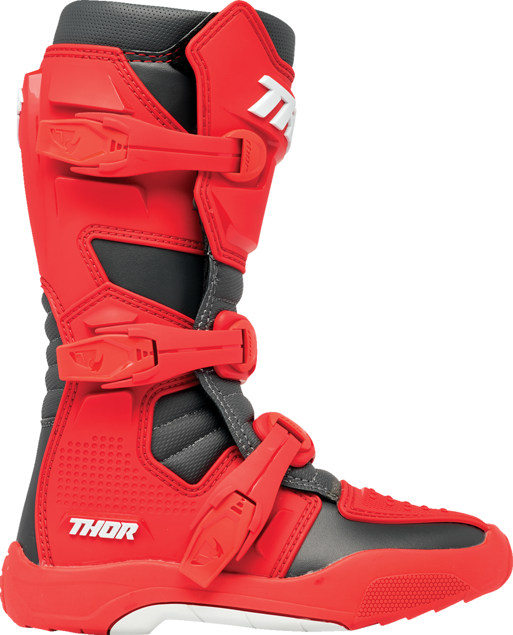 Thor Youth Blitz XR Boots - Red/Charcoal