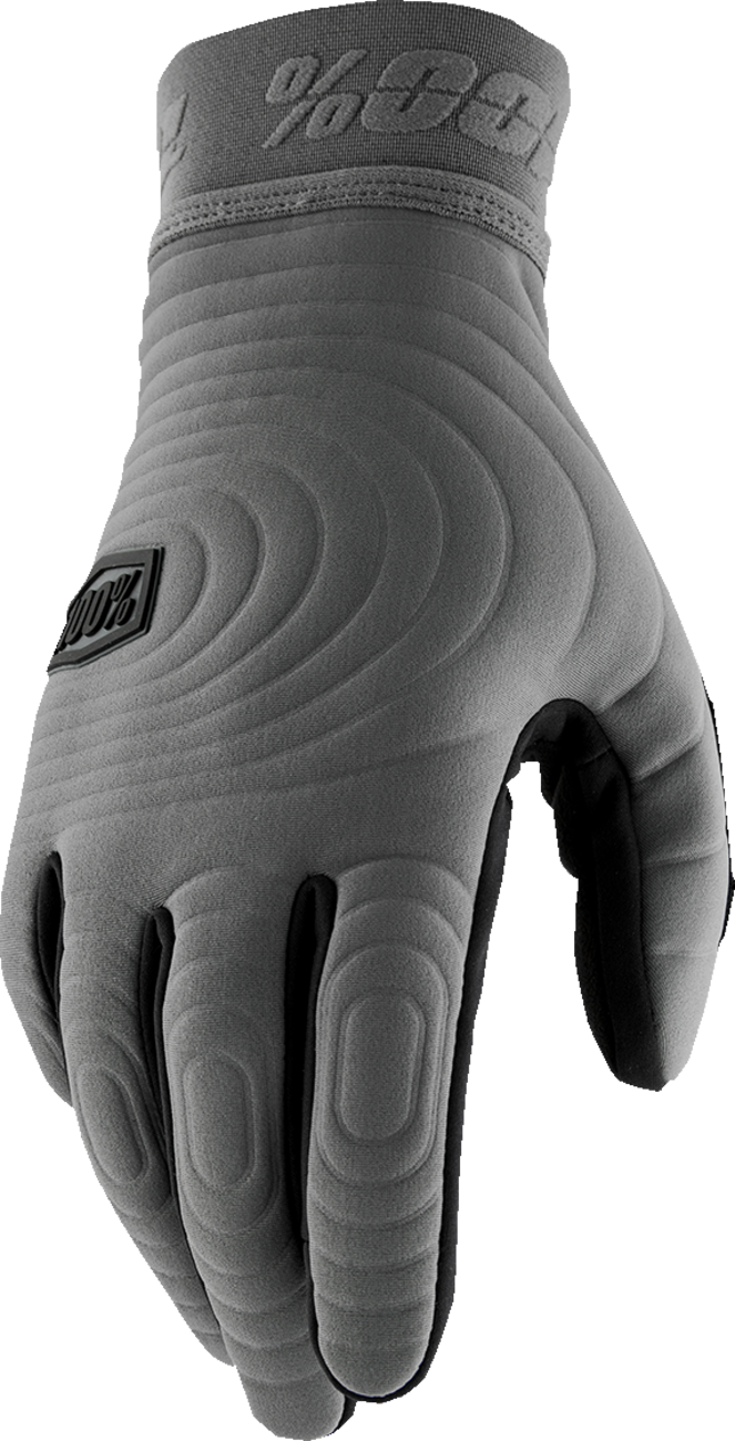 100% Brisker Xtreme Gloves - Charcoal