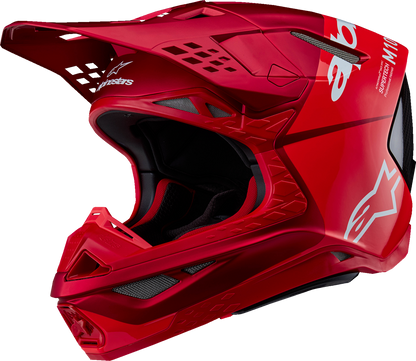 Alpinestars Supertech M10 Helmet - Flood - MIPS - Red Fluo/Red