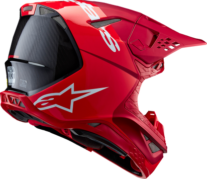 Alpinestars Supertech M10 Helmet - Flood - MIPS - Red Fluo/Red