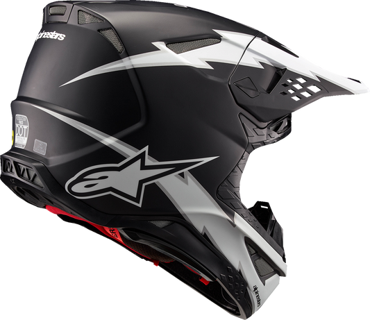 Alpinestars Supertech M10 Helmet - Ampress - MIPS - Matte Black/White