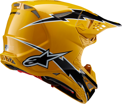 Alpinestars Supertech M10 Helmet - Ampress - MIPS - Gloss Black/Yellow