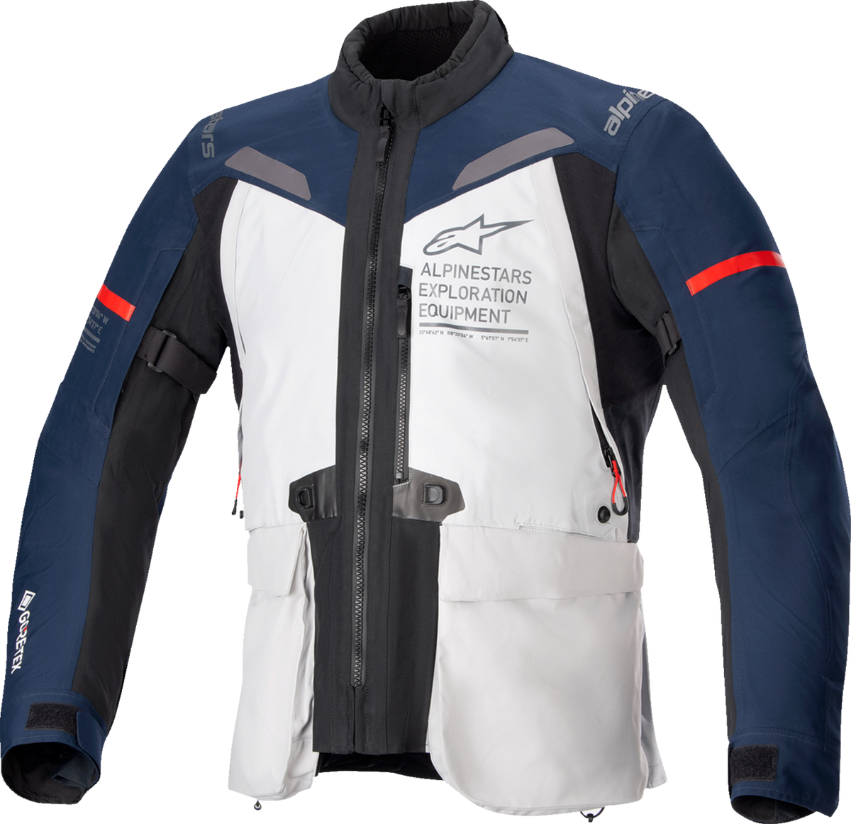 Alpinestars ST-7 2L Gore-Tex Jacket - Ice Gray/Dark Blue/Black