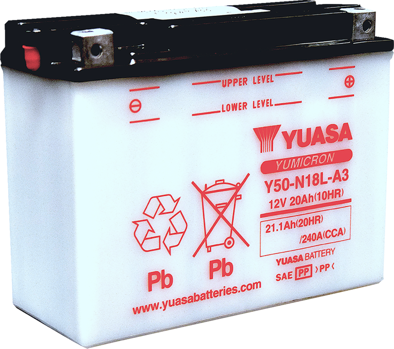 YUASA Battery - Y50-N18L-A3 YUAM228A3TWN