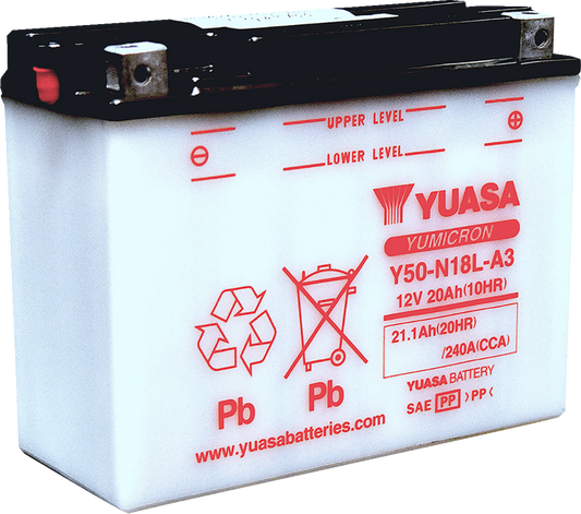 YUASA Battery - Y50-N18L-A3 YUAM228A3TWN