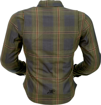 Z1R Women's Ashwood Flannel - Olive