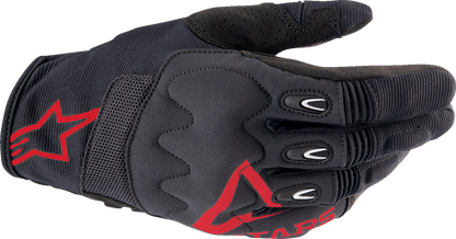 Alpinestars Techdura Gloves - Fire Red/Black