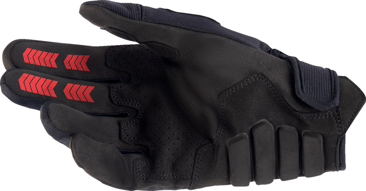 Alpinestars Techdura Gloves - Fire Red/Black