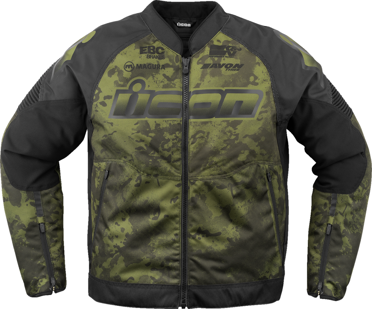 Icon Overlord3™ CE Magnacross Jacket - Green Camo