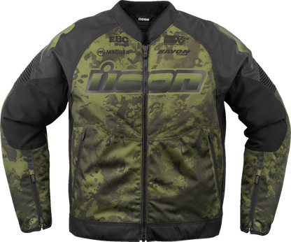 Icon Overlord3™ CE Magnacross Jacket - Green Camo