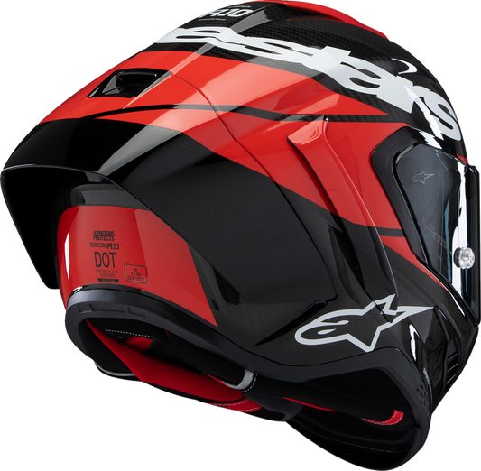 Alpinestars Supertech R10 Helmet - Element - Carbon/Red/White