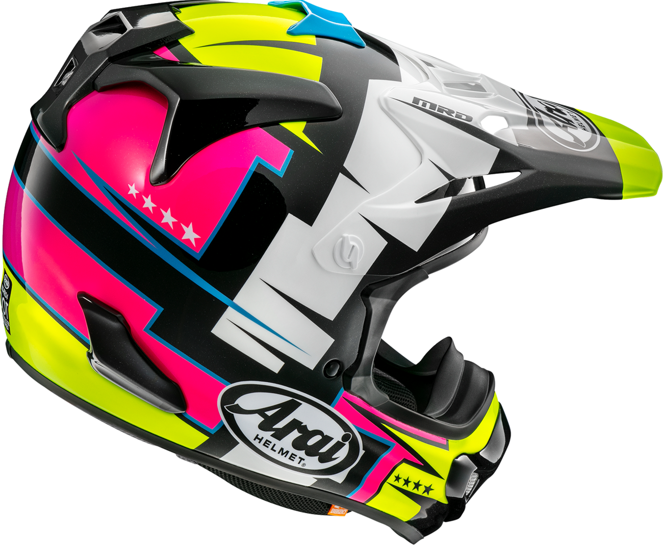 ARAI HELMETS VX-Pro4 Helmet - Battle - Yellow - Large 0110-8719