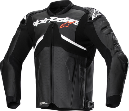 Alpinestars Atem v5 Leather Jacket - Black/White