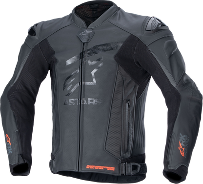 Alpinestars GP Plus R v4 Rideknit Leather Jacket - Black/Black