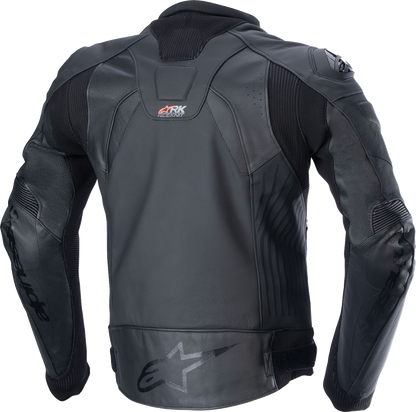 Alpinestars GP Plus R v4 Rideknit Leather Jacket - Black/Black