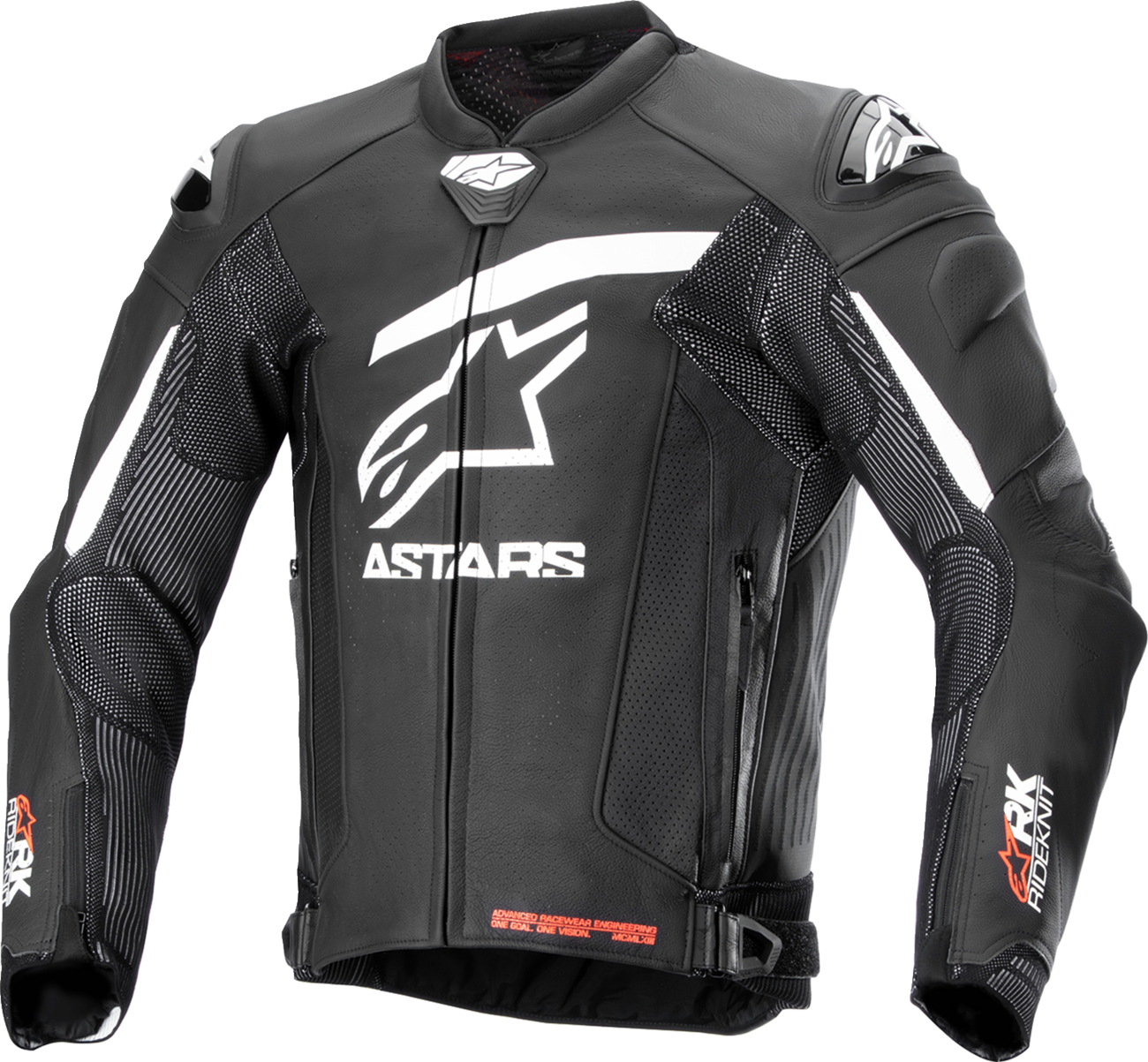 ALPINESTARS GP Plus R v4 Rideknit? Leather Jacket - Black/White - US 48 / EU 58 3100324-12-58