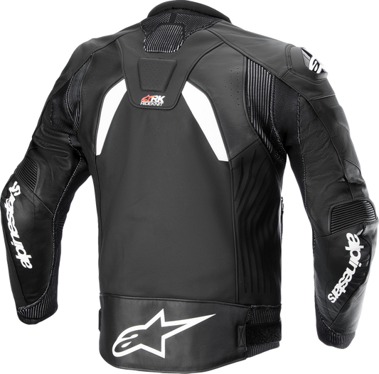 Alpinestars GP Plus R v4 Rideknit Leather Jacket - Black/White