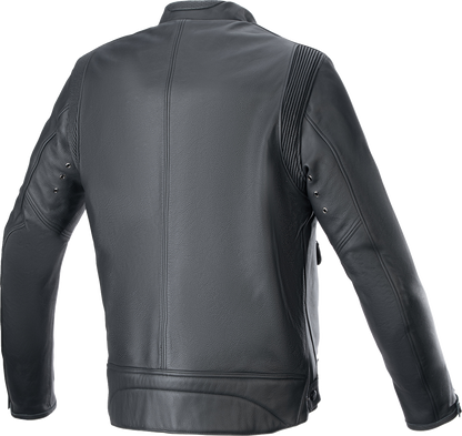 Alpinestars Dyno Leather Jacket - Black/Black