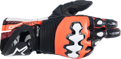 Alpinestars GP Pro R4 Gloves - Black/Fluo Red/White