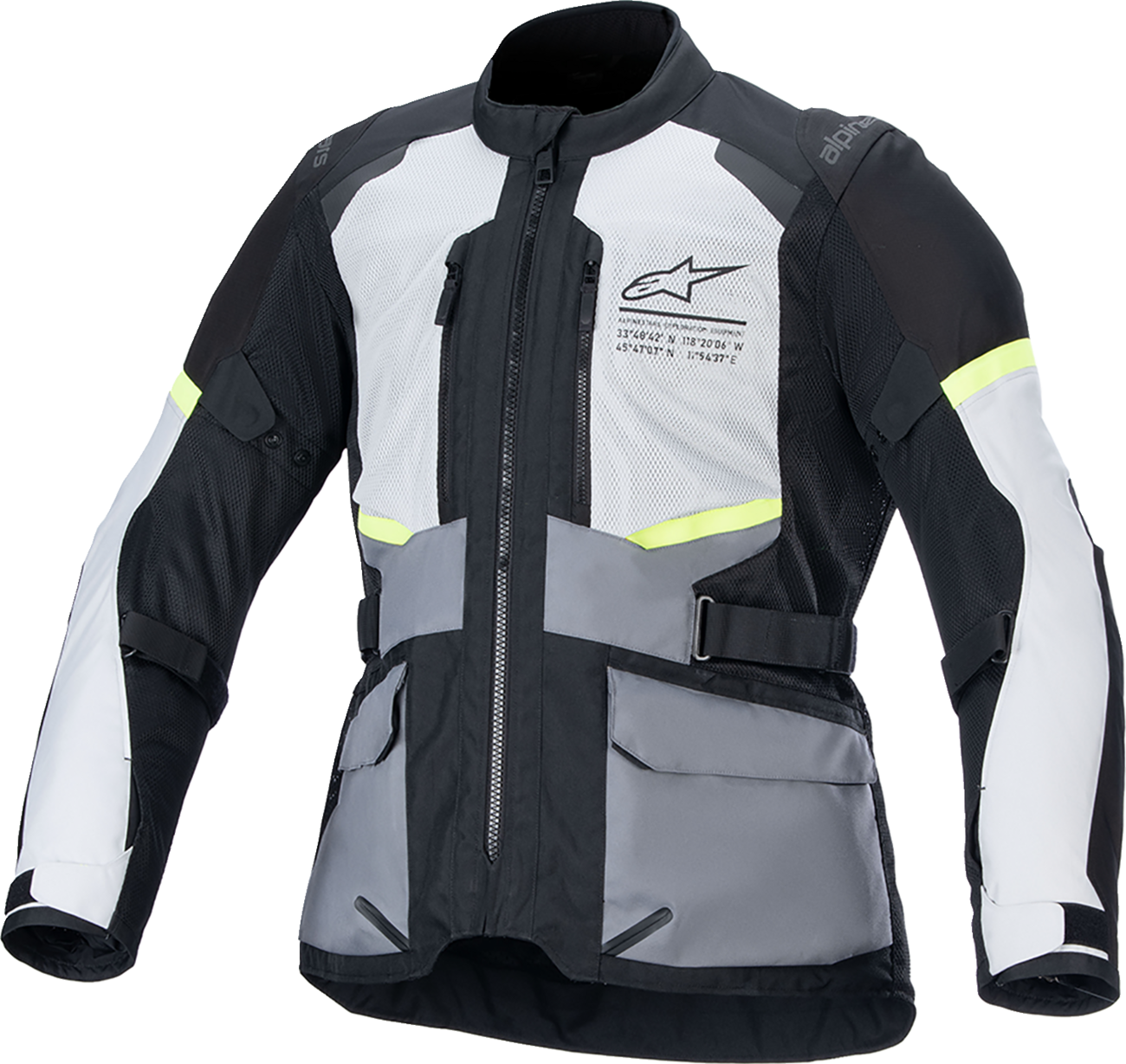 ALPINESTARS Andes Air Drystar? Jacket - Ice Gray/Dark Gray/Black - Medium 3207924-9191-M