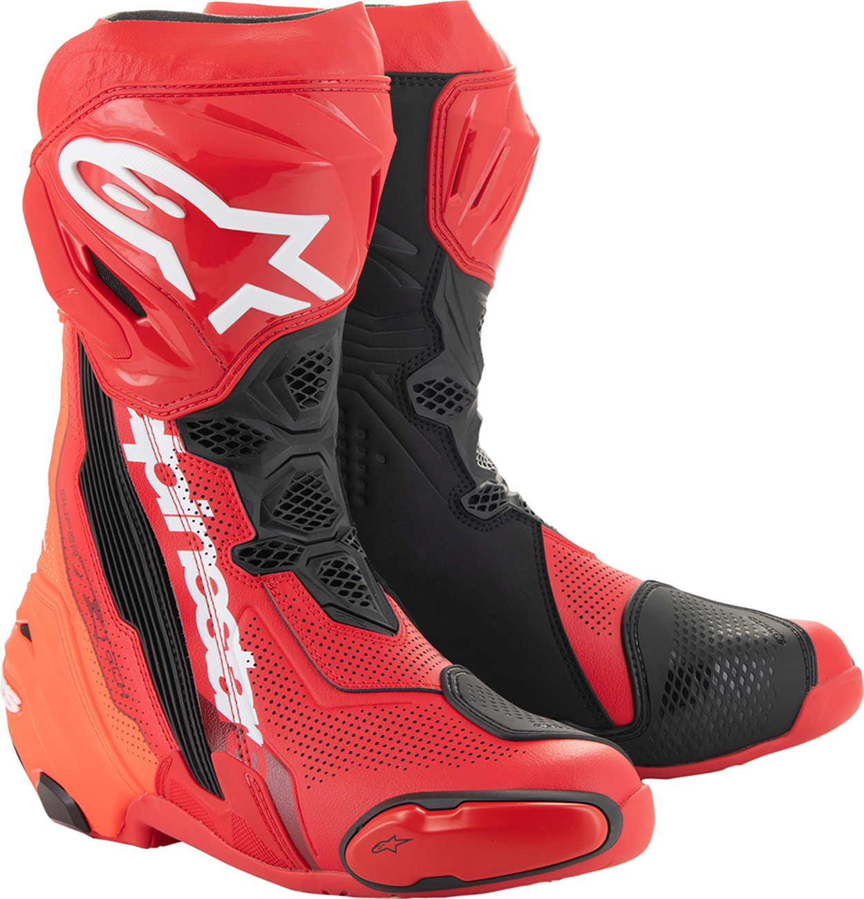 ALPINESTARS Supertech R Vented Boots - Red - US 8 / EU 42 2220121-3029-42