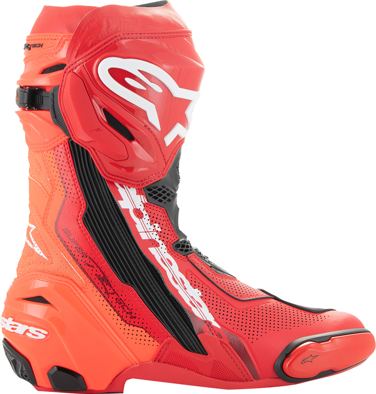 ALPINESTARS Supertech R Vented Boots - Red - US 12.5 / EU 48 2220121-3029-48