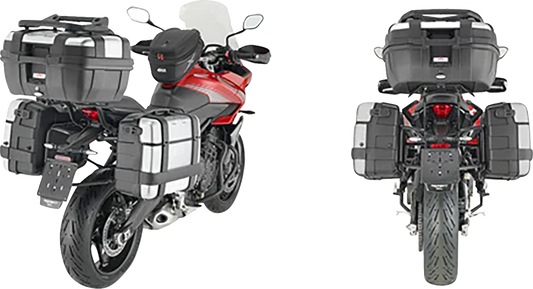 GIVI Pannier Holder - Side Case Hardware - Black/Silver PLO6421MK