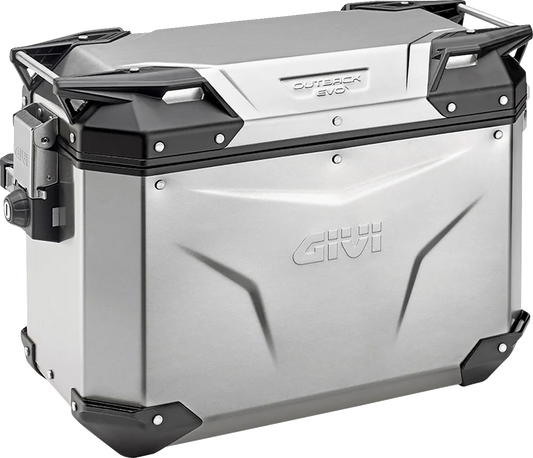 GIVI Outback Evo Side Case - Right - 48 Liter - Silver OBKE48ARA