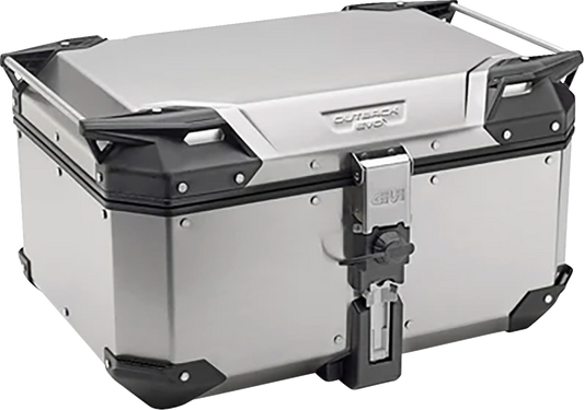 GIVI Outback Evo Top Case - 58 Liter - Silver OBKE58AA