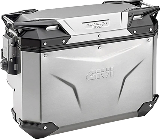 GIVI Outback Evo Side Case - Right - 33 Liter - Silver OBKES33ARA