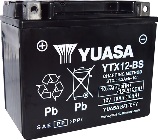 YUASA Battery - YTX12BS YUAM3RH2SIND