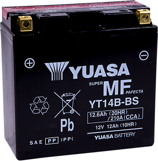YUASA AGM Battery - YT14B-BS - .60 L YUAM624B4