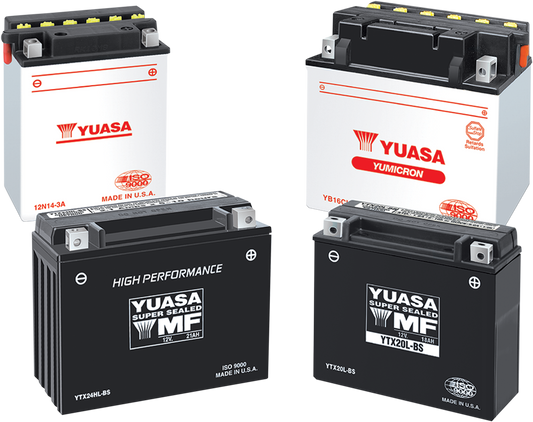 YUASA AGM Battery - YTX20L YUAM420BS