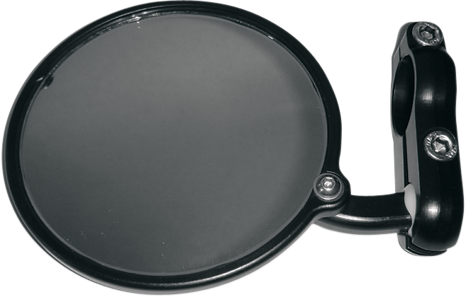 CRG Mirror - Hindsight/Bar End - Side View - Round - Black - Left - Each HS-100-L