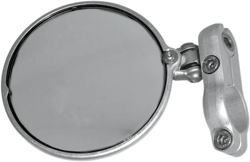 CRG Mirror - Hindsight LS - Side View - Round - Silver - Left - Each HSLS-201-L