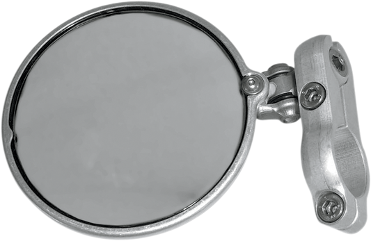 CRG Mirror - Hindsight LS - Side View - Round - Silver - Left - Each HSLS-201-L
