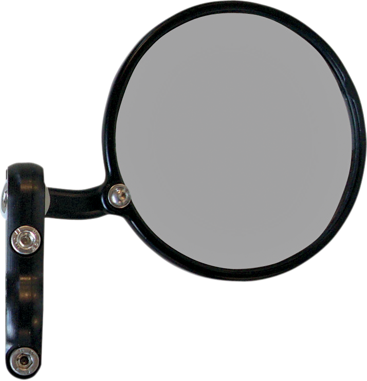 CRG Mirror - Hindsight/Bar End - Side View - Round - Black - Right - Each HS-100-R