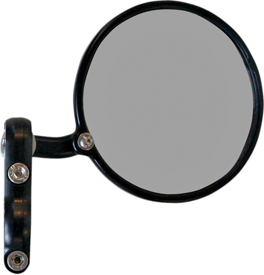 CRG Mirror - Hindsight/Bar End - Side View - Round - Black - Right - Each HS-100-R