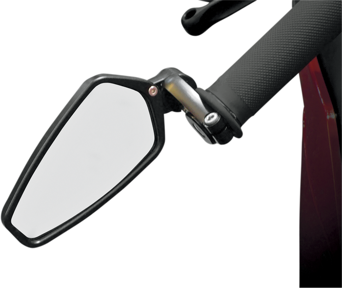 CRG Mirror - Arrow - Side View - Pentagon - Black AO-100