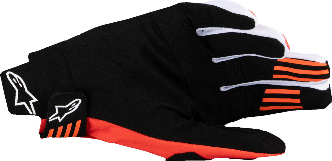 ALPINESTARS Techstar MX Gloves - Black/Hot Orange - Medium 3560125-1041-M