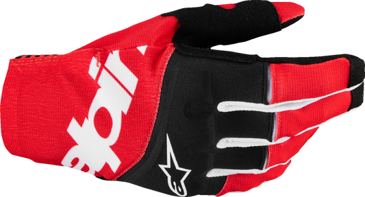 ALPINESTARS Techstar MX Gloves - Black/Bright Red - Large 3560125-1303-L