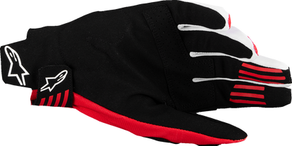 Alpinestars Techstar MX Gloves - Black/Bright Red