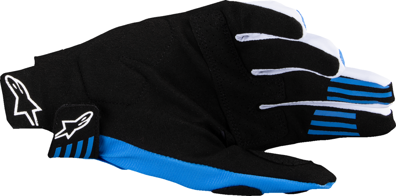 ALPINESTARS Techstar MX Gloves - Black/Blue - Large 3560125-17-L